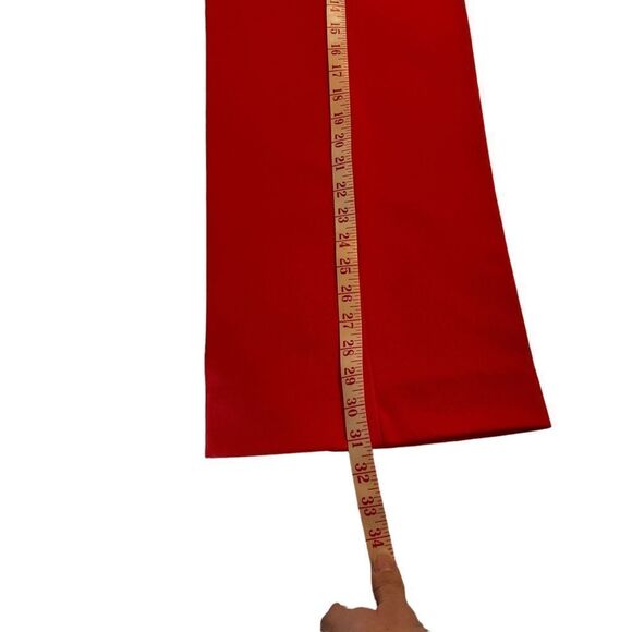 Vintage Vivid Red Wide leg Trousers - Picture 7 of 8